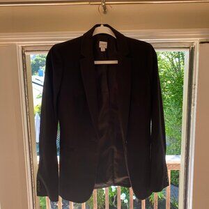 J. Crew classic black blazer, size 4